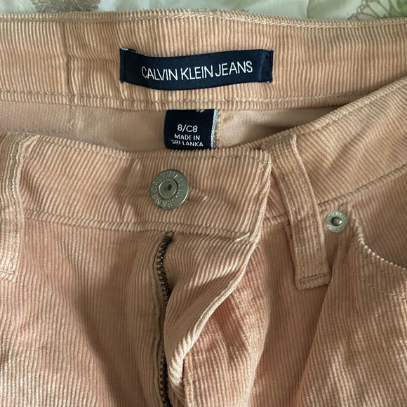 CALVIN KLEIN jeans corduroy light pink - Picture 4 of 4